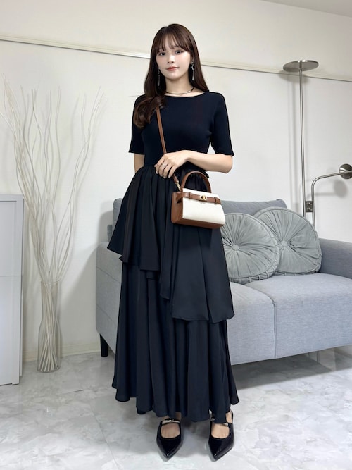 追跡有★Charles＆Keith Aubrielle 2WAY ハンドルバッグ Aubrielle オブリエル キャンバスツートーントップハンドル