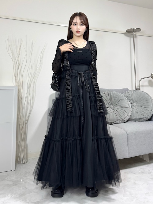 美品★SORIN★SWAN LAKE U-NECK TOP★シースルー★トップス SWAN LAKE U-NECK TOP（カットソー/Tシャツ）｜SORIN（ソリン