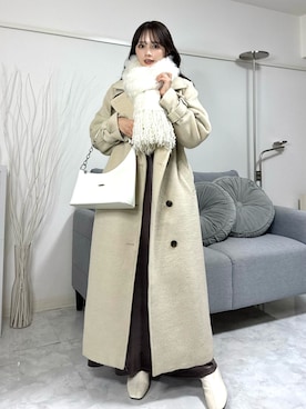 Harukaさん（レディース・158cm）の冬コーディネート