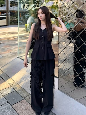 Harukaさん(レディース・158cm)の夏コーディネート