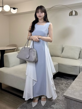 「miu miu（ミュウミュウ）のアイテム」を使った、Harukaさん（レディース・158cm）の夏コーディネート