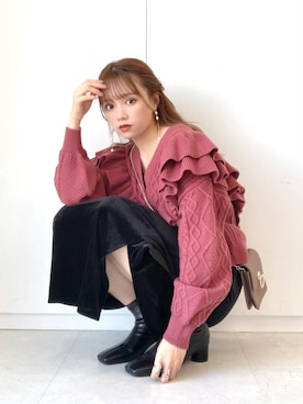 「甘辛mix」｜「アイテム（その他）」を使った、Harukaさん（レディース・158cm）の秋コーディネート