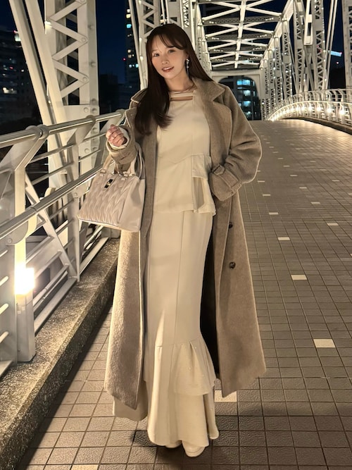 セール】2WAYシャギースタンドカラーコート（ステンカラーコート