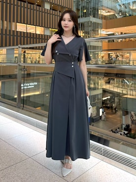 「Elishe（エリシェ）のアイテム」を使った、Harukaさん（レディース・158cm）の夏コーディネート