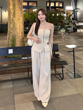 「アイテム（その他）」を使った、Harukaさん（レディース・158cm・20代）の夏コーディネート