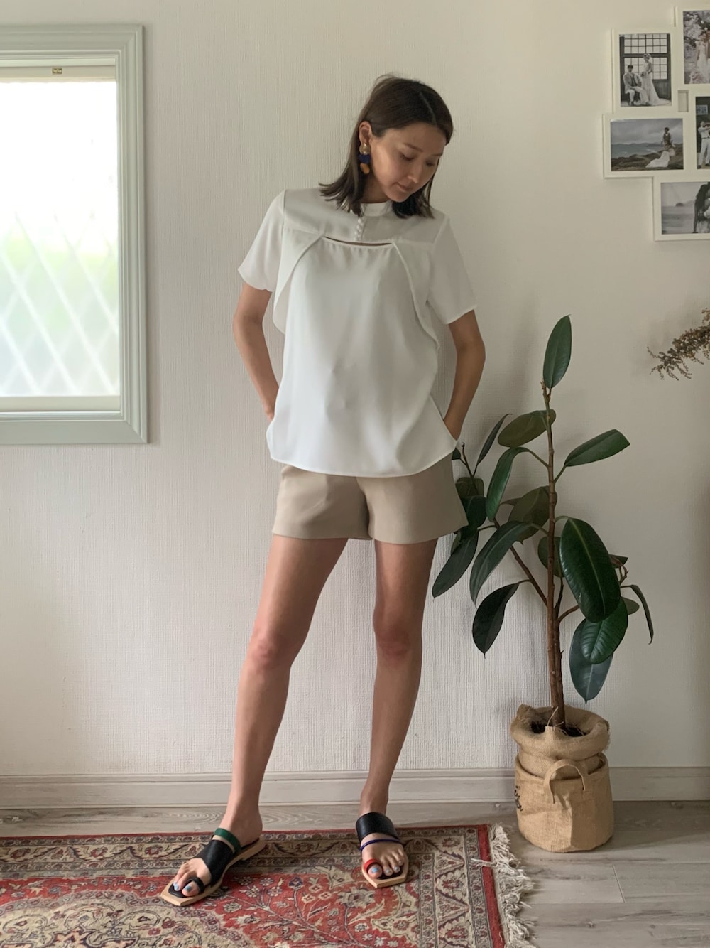 AMERI MEDI CONSTRUCTIVE BLOUSE ブラウス アメリ Ameri（アメリ）の「MEDI CONSTRUCTIVE BLOUSE（シャツ/ブラウス