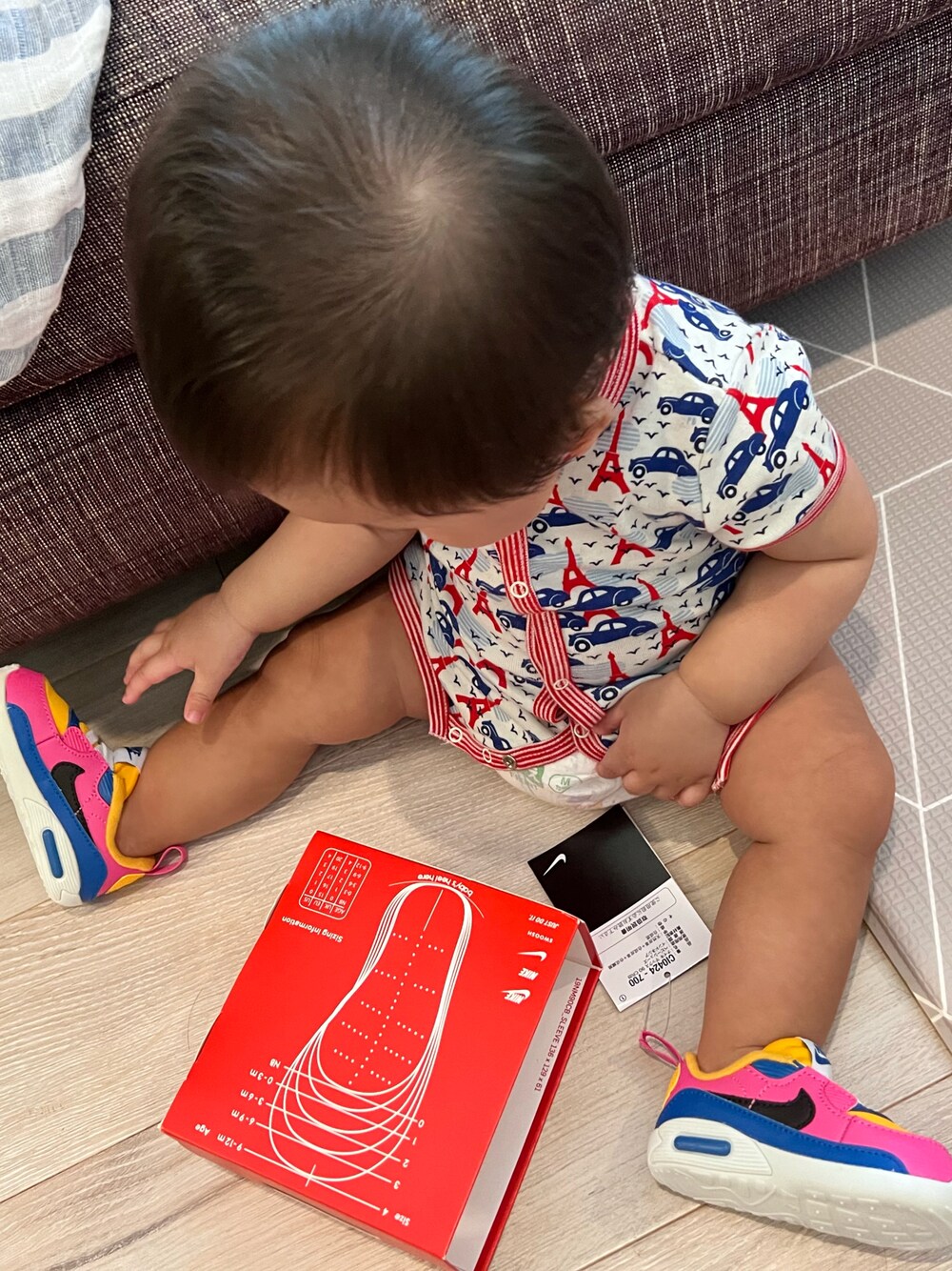 ナイキ マックス 90 クリブ ベビーブーティー NIKE MAX 90 CRIB 8cm スニーカー