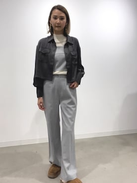 美優さん(レディース・168cm)の冬コーディネート