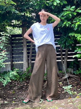 美優さん（レディース・168cm）の夏コーディネート