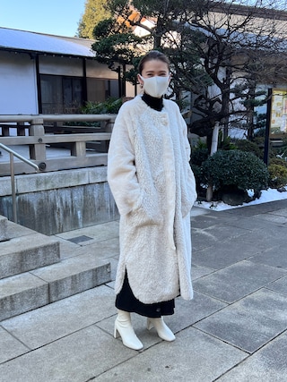 【最終値下げ‼️】AMERI 2WAY REVERSIBLE BOA JACKET Ameri（アメリ）の「2WAY REVERSIBLE BOA JACKET（ムートン