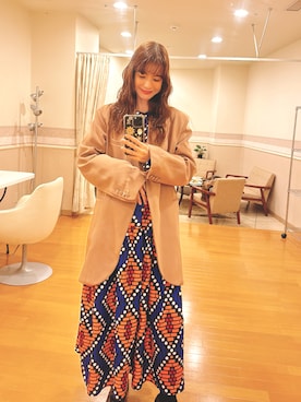 「Ameri（アメリ）のアイテム」を使った、スザンヌさん（レディース・165cm）の冬コーディネート