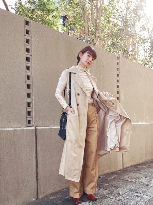 ジャケット・アウター Ameri Vintage 4WAY SHEER DOCKING TRENCH Ameri（アメリ）の「4WAY SHEER DOCKING TRENCH（トレンチコート