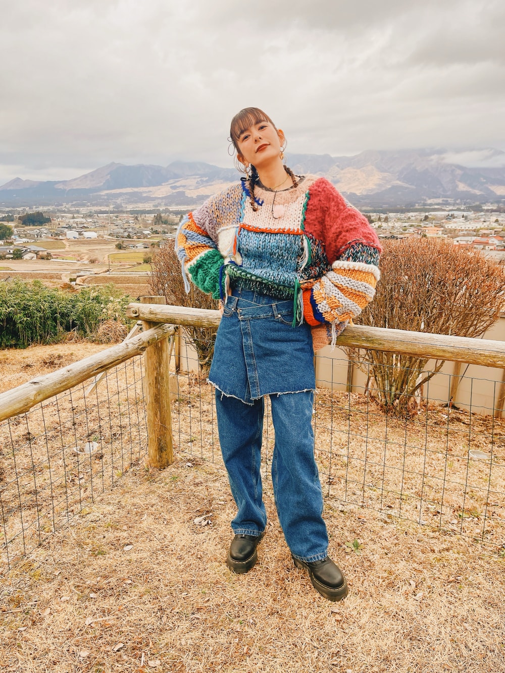 Multi Way Wrap Denim/マルチウェイラップデニム【MAISON