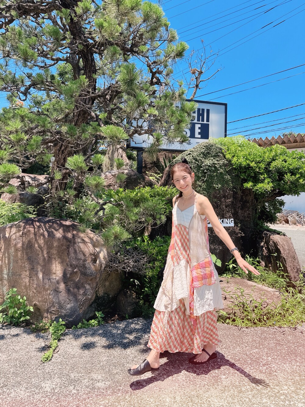 ワンピース MEDI STRAIN CHECK DRESS MEDI STRAIN CHECK DRESS