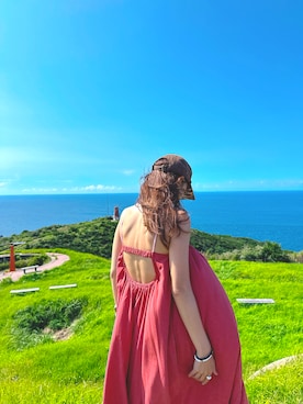 「アイテム（ワンピース）」を使った、スザンヌさん（レディース・165cm・30代）の夏コーディネート