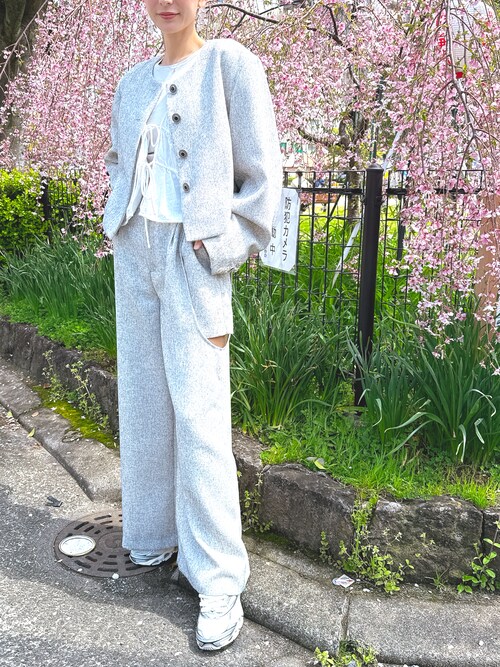 anuke（アンヌーク）の「Vneck Lace Blouse（シャツ/ブラウス）」 - WEAR