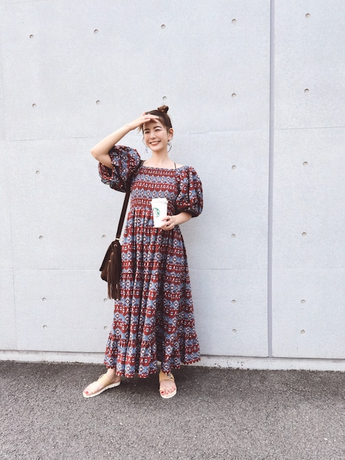 ワンピース ameri MEDI REBECCA OFFSHOULDER DRESS Ameri（アメリ）の「MEDI REBECCA OFF SHOULDER DRESS