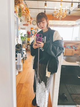 スザンヌさん(レディース・165cm)の冬コーディネート