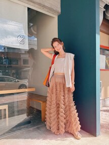 anuke（アンヌーク）の「anuke Cutoff Twill Bustier カットオフ