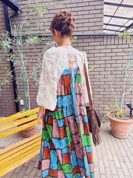 「Style Rebornのアイテム（ワンピース/ドレス、その他）」を使った、スザンヌさん（レディース・165cm）の夏コーディネート
