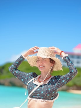 「アイテム（水着）」を使った、スザンヌさん（レディース・165cm・30代）の夏コーディネート