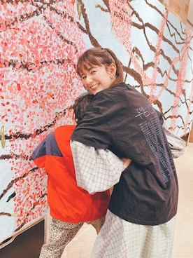 「TOMMY HILFIGER（トミーヒルフィガー）のアイテム（ジャケット/アウター）」を使った、スザンヌさん（レディース・165cm）の春コーディネート