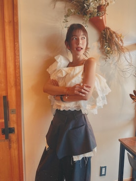 スザンヌさん（レディース・165cm）の夏コーディネート