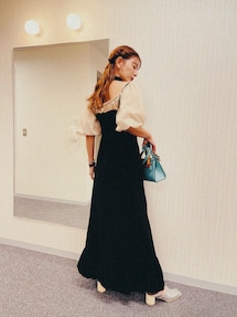 Ameri（アメリ）の「LAYERED BALLOON HEM DRESS（ドレス）」 - WEAR