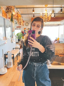 「HELLO.SANFRANCISCO（ハローサンフランシスコ）のアイテム」を使った、スザンヌさん（レディース・165cm）の春コーディネート