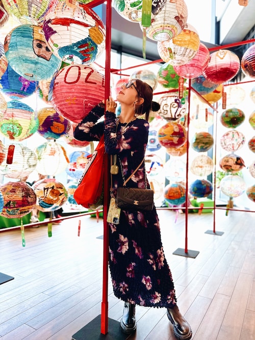 【T-ポイント5倍】 アメリNEON AMERI FLOWER DRESS LINE I バッグ