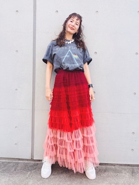 「白スニーカー」｜スザンヌさん（レディース・165cm・30代）の春コーディネート