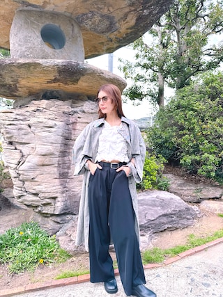anuke（アンヌーク）の「Typewriter Shirring Tops（Tシャツ