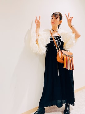 「Serene ce cool（セレンセクール）のアイテム」を使った、スザンヌさん（レディース・165cm）の春コーディネート