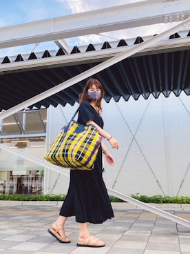 「Serene ce cool（セレンセクール）のアイテム」を使った、スザンヌさん（レディース・165cm）の夏コーディネート