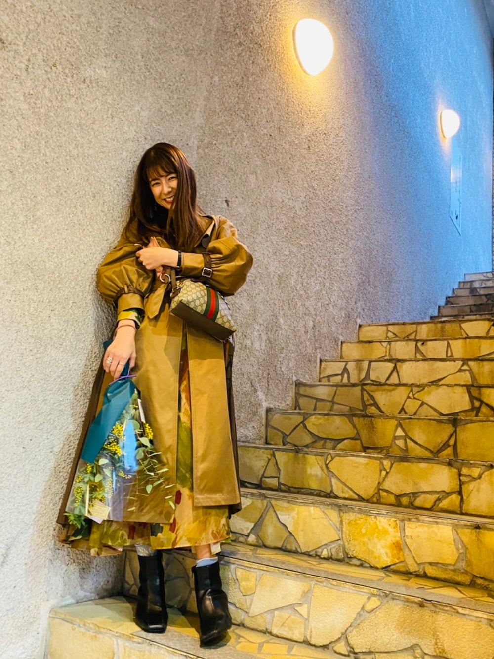 Ameri（アメリ）の「UND WILLOW PAINT DRESS（ワンピース）」 - WEAR
