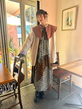 「アイテム（ジャケット/アウター）」を使った、スザンヌさん（レディース・165cm・30代）の秋コーディネート