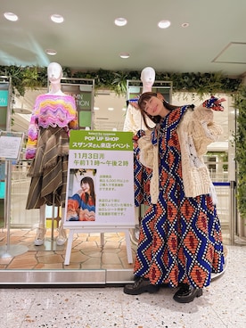 「アイテム（ジャケット/アウター）」を使った、スザンヌさん（レディース・165cm）の秋コーディネート