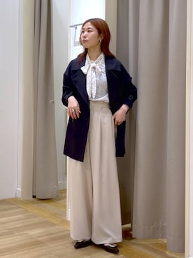 小西皐さん（レディース・161cm）の春コーディネート