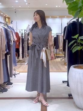 小西皐さん(レディース・161cm)の夏コーディネート