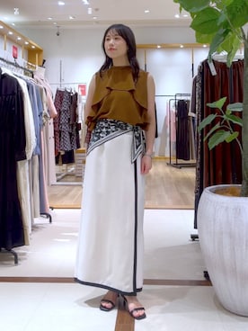 小西皐さん(レディース・161cm)の夏コーディネート