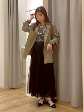 小西皐さんのコーディネート