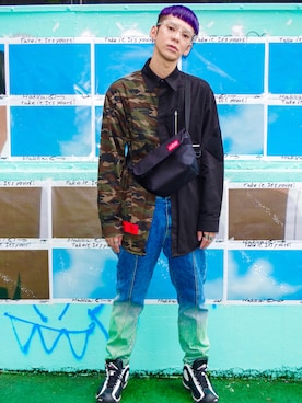 「ALAND（エーランド）のアイテム（ジャケット/アウター）」を使った、naoki42さん（メンズ・172cm）の秋コーディネート