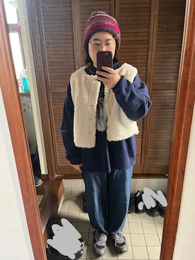 「studio CLIP（スタディオクリップ）のアイテム」を使った、MAGOさん（レディース・156cm）の秋コーディネート