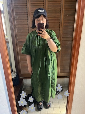 「アイテム（ワンピース/ドレス）」を使った、MAGOさん（レディース・156cm・30代）の夏コーディネート