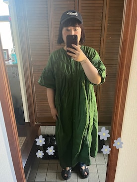 「アイテム（ワンピース/ドレス）」を使った、MAGOさん（レディース・156cm・30代）の夏コーディネート