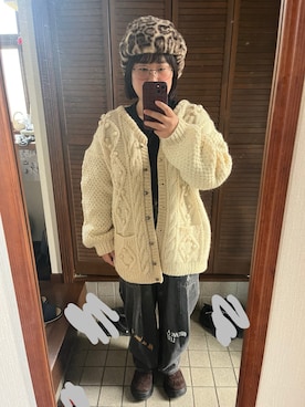 「アイテム（キャップ）」を使った、MAGOさん（レディース・156cm）の秋コーディネート