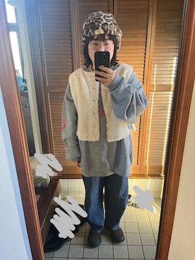 「SM2（エスエムツー）のアイテム」を使った、MAGOさん（レディース・156cm）の冬コーディネート