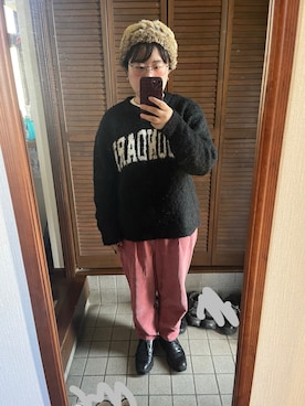 「earth music&ecology（アースミュージックアンドエコロジー）のアイテム」を使った、MAGOさん（レディース・156cm）の秋コーディネート