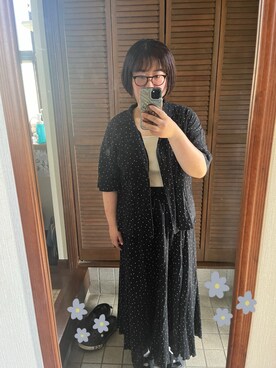 「残暑コーデ」｜MAGOさん（レディース・156cm）の秋コーディネート