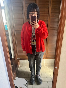 「AMERICAN HOLIC（アメリカンホリック）のアイテム」を使った、MAGOさん（レディース・156cm）の秋コーディネート